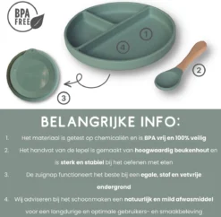 Cultures D' Kids | Assiette Bébé Avec Cuillère | Assiette Avec Ventouse | Vaisselle Enfant Incassable | Vert 10 Cultures D' Kids | Assiette Bébé Avec Cuillère | Assiette Avec Ventouse | Vaisselle Enfant Incassable | Vert -Bébé Soldes Boutique 1200x1176 12