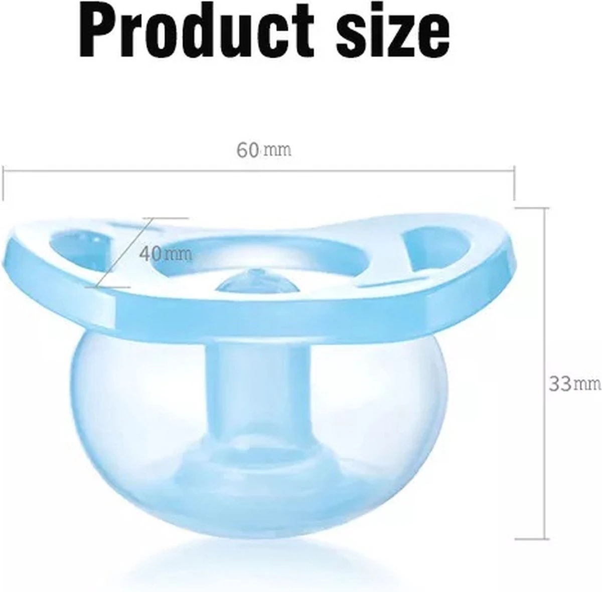 Sucette En Siliconen De Qualité Douce Pour Protéger Les Gencives De Bébé - Tétine Sucette - Sucette Factice Avec Boîte De Rangement - Tétine Bébé - 0-6 Mois - Bleu 12 Sucette En Siliconen De Qualité Douce Pour Protéger Les Gencives De Bébé - Tétine Sucette - Sucette Factice Avec Boîte De Rangement - Tétine Bébé - 0-6 Mois - Bleu – Image 12