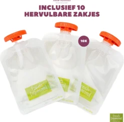 Dispositif D'alimentation Fresh Squeezed Squeeze - Robot Cuiseur Nourriture Pour Bébé - Nutrition Sportive - Sachets Souples -Bébé Soldes Boutique 1200x1179 7