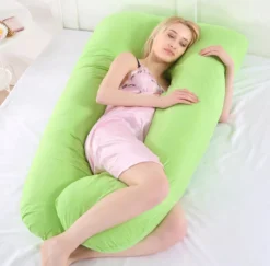 Coussin De Maternité BabyBellNess GRIS 100% Katoen XL | Fermement Emballé | Housse 100% Coton | Rembourrage De 2500 Grammes| Coussin Nutritionnel | Forme De U | Groot | Oreiller De Couchage Latéral | -Bébé Soldes Boutique 1200x1181 5