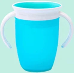 Gobelet D'apprentissage - Tout-petit - Gobelet 360° - Anti-déversement - Gobelet - Avec Anses -BLEU