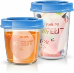 Tasses De Conservation Des Aliments Philips Avent SCF721 / 20 - 180 Ml Et 240 Ml - 20 Pièces -Bébé Soldes Boutique 1200x1182 6