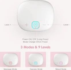 Tire-lait électrique - 28/24 Mm - Hands Libres Portables - Tête De Sein Portable - Sans BPA - Rechargeable - Allaitement Comfort - MilkCollector -Bébé Soldes Boutique 1200x1186 10