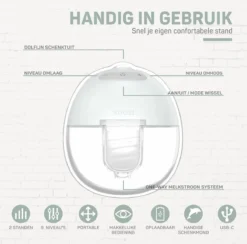 XOOZI DOLPHI - Tire-lait électrique Sans Fil - Mains Libres Et Portable - Sans BPA - Incl. 20 Sachets De Conservation Du Lait Maternel - Série Dolphin 10 XOOZI DOLPHI - Tire-lait électrique Sans Fil - Mains Libres Et Portable - Sans BPA - Incl. 20 Sachets De Conservation Du Lait Maternel - Série Dolphin -Bébé Soldes Boutique 1200x1186 8