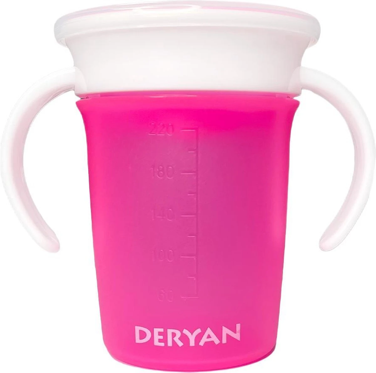 Deryan Luxury Quuby Drinking Cup 360 Trainer - Gobelet D'entraînement - Gobelet Anti-éclaboussures - Rose 1 Deryan Luxury Quuby Drinking Cup 360 Trainer - Gobelet D'entraînement - Gobelet Anti-éclaboussures - Rose
