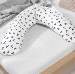 Coussin D'allaitement Theraline Original Avec Crochets De Couverture Noir Et Blanc -Bébé Soldes Boutique 1200x1190 10