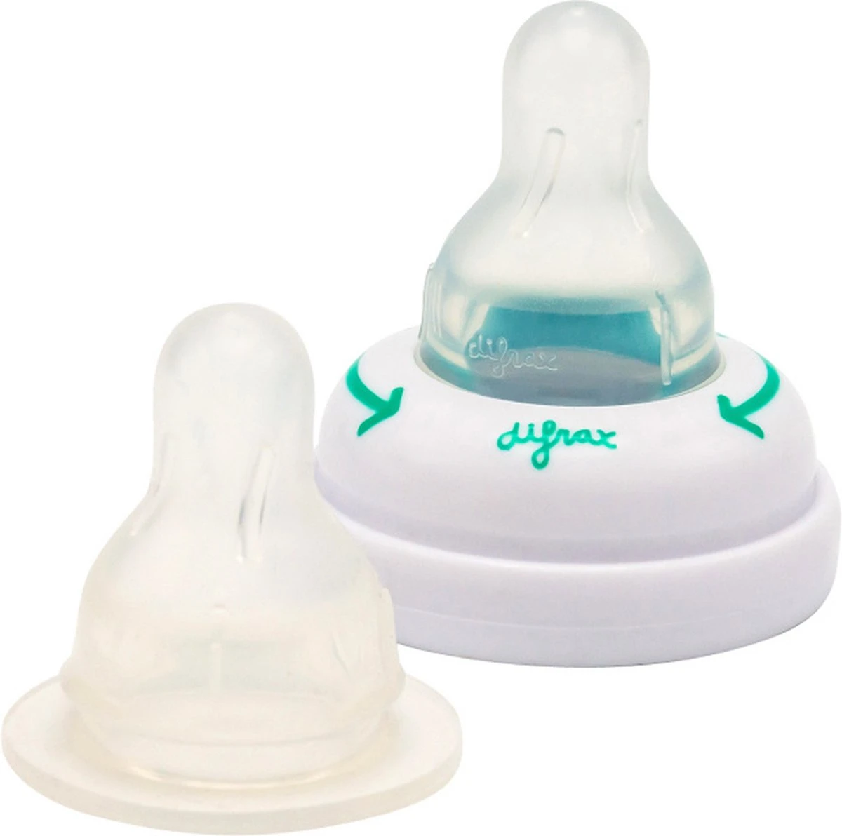 Difrax 1-2-3 Ring Tétine Doseuse Natural Extra Small 2 Difrax 1-2-3 Ring Tétine Doseuse Natural Extra Small – Image 2