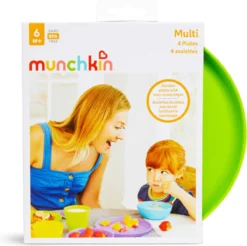 Assiette Pour Enfants Munchkin Avec Pack De 4 Discrets Multicolore -Bébé Soldes Boutique 1200x1193 9