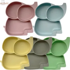 MBB-OROZE - Assiette Bébé En Siliconen Avec Ventouse - Assiette à Compartiments - Assiette à Manger Enfant - Nourriture -Bébé Soldes Boutique 1200x1194 18