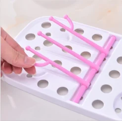 Porte-bouteilles Baby-mixer 2 X égouttoir Porte-biberons Porte-biberons Porte-biberon étendoir Pour Biberons Tétines Tasses Et Accessoires Sans Bpa Blanc / Bleu Porte-biberon - (WK 02123) -Bébé Soldes Boutique 1200x1194 3