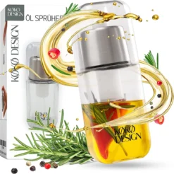 Atomiseur D'huile Pro Line (The OriginaI) Avec Pompe Intégrée, Atomisation Extra Forte - Atomise Toutes Les Huiles - Y Compris Filtre Pour Piment - Atomiseur D'huile Pour Huile De Cuisson