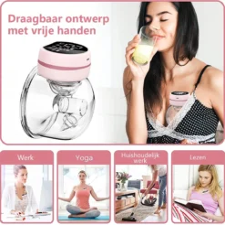 Melophy Tire-lait électrique Sans Fil - Pompe à Lait D'allaitement Mains Libres Et Portable - Allaitement - Sans BPA - Tasse De Lait Maternel De 240 ML - Rechargeable Par USB -Bébé Soldes Boutique 1200x1196 3