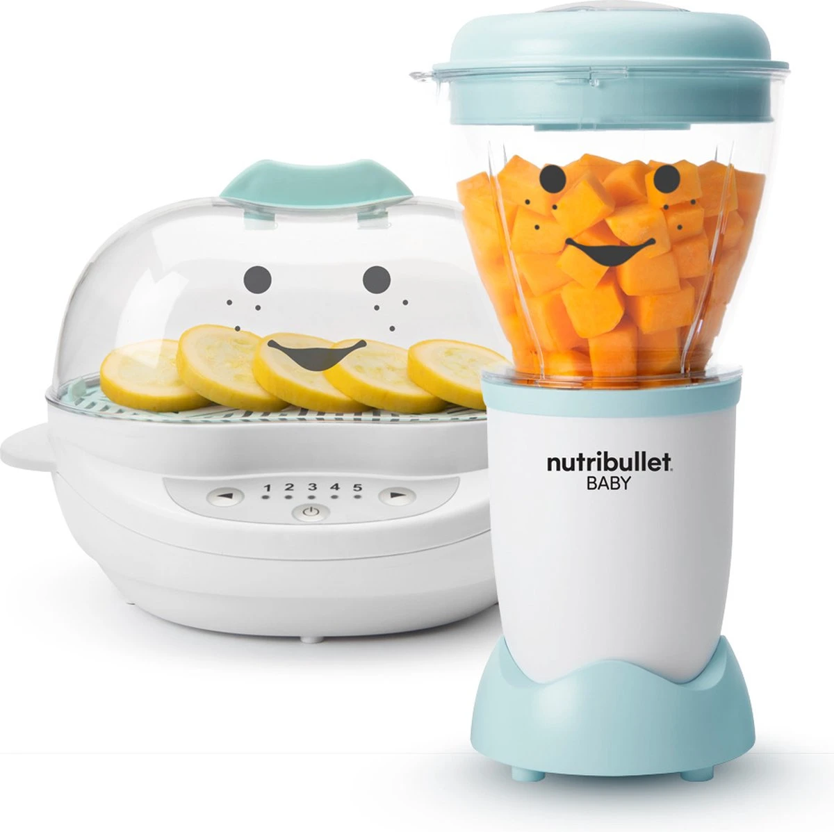 Nutribullet Bébé Bundle - Blender Et Cuiseur Vapeur Pour Bébés - Mélanger, Cuire à La Vapeur, Stériliser, Réduire En Purée, Décongeler Et Conserver Les Aliments 1 Nutribullet Bébé Bundle - Blender Et Cuiseur Vapeur Pour Bébés - Mélanger, Cuire à La Vapeur, Stériliser, Réduire En Purée, Décongeler Et Conserver Les Aliments