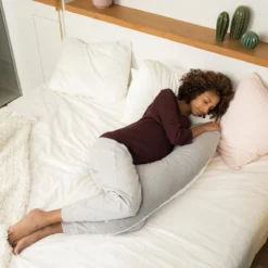 Doomoo Sleepy - Grand Coussin De Grossesse - Remplissage En Fibres - Coton Organique - 35X95X15 Cm - Drops -Bébé Soldes Boutique 1200x1198 30