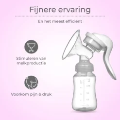 The Life Style Goods - Tire-lait Portable - Avec Biberon De Lait - 180 Ml - Tire-lait Manuel - Dispositifs De Pompage - Allaitement - Sans BPA -Bébé Soldes Boutique 1200x1199 19
