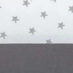 Housse De Coussin D'allaitement Snoozzz - Housse Pour Coussin D'allaitement 100% Coton - Mini étoile Gris - 185 Cm