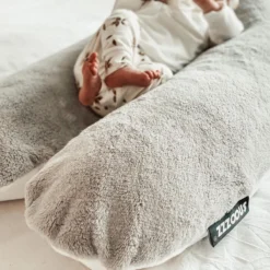 Coussin D'allaitement Snoozzz Coussin De Grossesse Avec Housse Extra Douce Teddy Blanc - 185 Cm -Bébé Soldes Boutique 1200x1200 1117