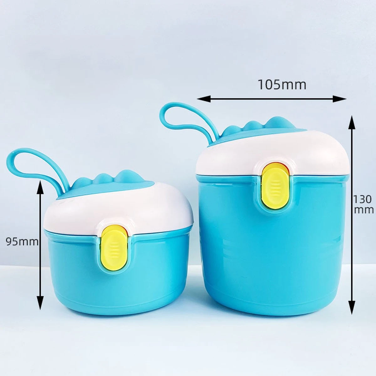 Distributeur Nourriture Pour Bébé - Boîte Doseuse De Lait En Poudre Bébé - Boîte De Voyage - Boîte De Conservation Des Aliments - Distributeur Avec Cuillère 440ML - Blauw 5 Distributeur Nourriture Pour Bébé - Boîte Doseuse De Lait En Poudre Bébé - Boîte De Voyage - Boîte De Conservation Des Aliments - Distributeur Avec Cuillère 440ML - Blauw – Image 5