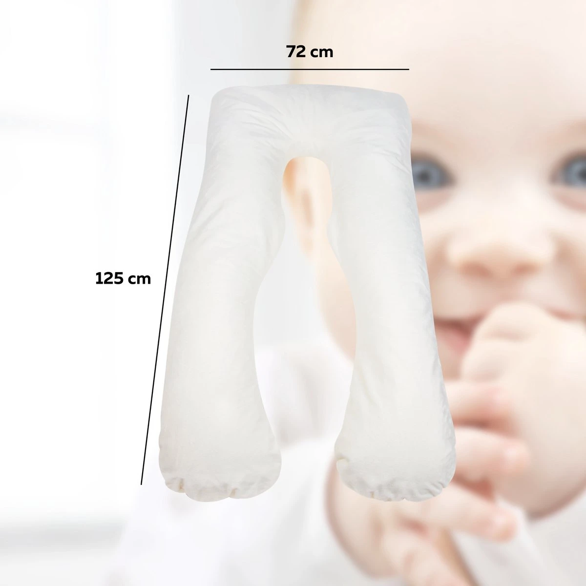 Oreiller De Grossesse Vandera - Oreiller De Couchage Latéral - Oreiller D'allaitement - Oreiller De Corps - Oreiller De Corps - Extra Léger - Amovible Et Lavable 6 Oreiller De Grossesse Vandera - Oreiller De Couchage Latéral - Oreiller D'allaitement - Oreiller De Corps - Oreiller De Corps - Extra Léger - Amovible Et Lavable – Image 6