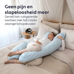 Oreiller De Maternité Litollo® XXL | Coussin Nutritionnel | Oreiller De Corps| Oreiller De Corps |280cm | Tissu Polaire Doux | Housse Détachable |Ergonomique | Vert Olive -Bébé Soldes Boutique 1200x1200 1156