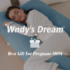 RESKO - Dream En U - Oreiller De Grossesse Avec Housse En Coton Amovible Et Lavable - Oreiller De Corps - Femme - Grossesse - Apaisant Les Douleurs -Bébé Soldes Boutique 1200x1200 1192