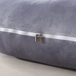 Chilling Home Oreiller De Maternité En Forme De U, Oreiller De Couchage Latéral Avec Housse Kussen De Style U Grand Oreiller De Soutien, Kussen Pour Femmes Et Dormeurs Latéraux, 140x70cm, Gris (gris, Velours) (gris) -Bébé Soldes Boutique 1200x1200 1202