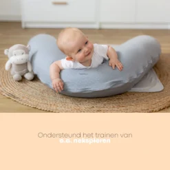 Bubaba - Body/ Relax Pillow - Coussin De Grossesse - Coussin D'allaitement Avec Housse Lavable (170x35cm) - Animal Forest Grijs/ Blauw -Bébé Soldes Boutique 1200x1200 1210