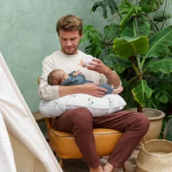 Doomoo Softy - Petit Coussin D'allaitement - Billes Ultra Fines Et Silencieuses - Coton Organique - 150 Cm - Deer -Bébé Soldes Boutique 1200x1200 1301