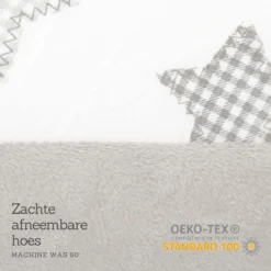 Coussin D'allaitement Snoozzz Coussin De Grossesse Avec Housse Lavable - Gris étoile -185 Cm -Bébé Soldes Boutique 1200x1200 1354