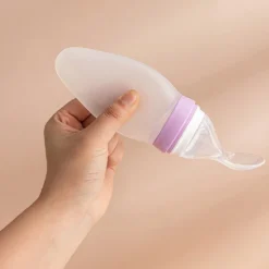 Biberon Souple Bébé - Biberon Souple Avec Cuillère - 90 Ml - Bleu - Cuillère à Nourrir - Biberon Avec Cuillère - Flacon Souple - Silicone - Biberon - Rose -Bébé Soldes Boutique 1200x1200 136