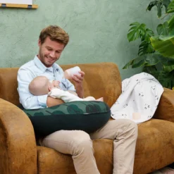 Doomoo Buddy - Coussin D'allaitement Et De Grossesse - Coton Organique - 180cm - Forest Green -Bébé Soldes Boutique 1200x1200 1367