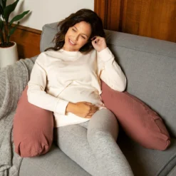 Doomoo Basics Comfy Big - Coussin D'allaitement - Coton Biologique - 190cm - Tetra Brick -Bébé Soldes Boutique 1200x1200 1396