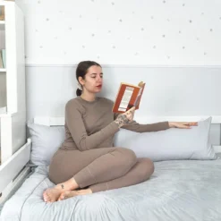 Oreiller De Couchage Latéral, 145 X 40 Cm, Oreiller De Couchage Avec Housse, Oreiller De Corps, Oreiller De Couchage Latéral, Oreiller De Confort Pour Adultes, Coton, Gris -Bébé Soldes Boutique 1200x1200 1432