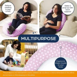 Coussin D'allaitement, Coussin De Grossesse Pour Dormir, Coussin De Couchage Latéral, XXL, Housse 100% Coton, Multifonctionnel -Bébé Soldes Boutique 1200x1200 1437