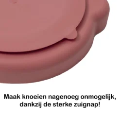 JU&MP Assiette Ventouse Ours - Bébé - Vaisselle Vaisselle Pour Enfants - Assiette Enfant - Incassable - Rose -Bébé Soldes Boutique 1200x1200 1657