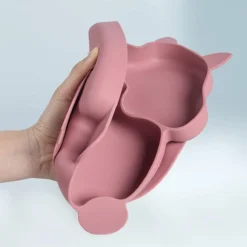 Assiette Bébé Pour Bébé, Service De Table, Mini Napperon En Silicone Pour Assiette Bébé, Antidérapant, Assiette Bébé Avec Ventouse, Assiette Enfant Avec Ventouse, Sans BPA (écureuil Rose) -Bébé Soldes Boutique 1200x1200 1660