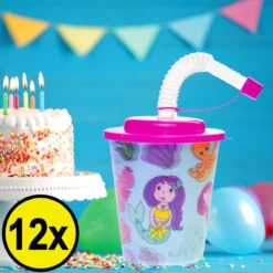 Decopatent® 12 PCS MERMAID Gobelet 3D Avec Paille Et Couvercle - 250 ML - Gobelets En Plastique Sirène - Fête D'Enfants - Gobelets D'Anniversaire D'Enfants - Friandise - Cadeaux à Distribuer 16 Decopatent® 12 PCS MERMAID Gobelet 3D Avec Paille Et Couvercle - 250 ML - Gobelets En Plastique Sirène - Fête D'Enfants - Gobelets D'Anniversaire D'Enfants - Friandise - Cadeaux à Distribuer -Bébé Soldes Boutique 1200x1200 1723