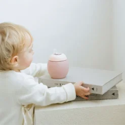 Elhée - Flacon D'entraînement En Silicone Bubble - Gobelet Bec Anti-fuite - 240ml - Blush Nude -Bébé Soldes Boutique 1200x1200 1755