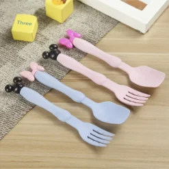 Eco Amicale Blé Fibre De Paille Incassable Tout - Petit Bébé Assiette à Dîner Services De Table Pour Enfants, Dîner Set Pour Les Enfants, Dîner Pour Enfants Set 3 Pièces, Minnie Rose -Bébé Soldes Boutique 1200x1200 1853