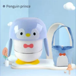Assiettes Pour Enfants - Vaisselle Pour Enfants Pour Vaisselle Pour Enfants - Porcelaine De Vaisselle Pour Enfants Siliconen - Pingouin Portable - Blauw -Bébé Soldes Boutique 1200x1200 1896