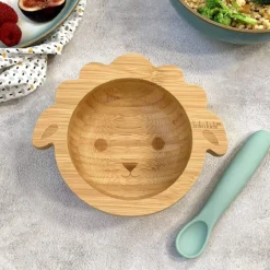 Koko Kids® Bamboe Aiguille D'Aspiration Et Cuillère En Siliconen - Bol D'Alimentation Bébé Et Tout-Petits Avec Ring D'Aspiration Forte (Menthe) -Bébé Soldes Boutique 1200x1200 1932