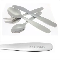 Couverts Couverts Pour Enfants Avec Gravure De Nom - Nathalia