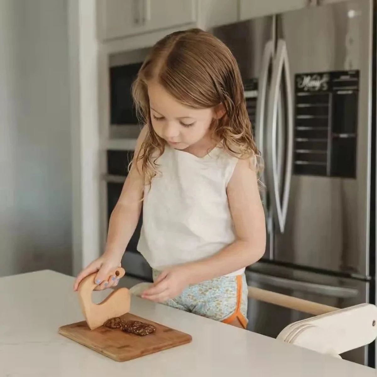 Couteau Pour Enfants En Bois Montessori - Éléphant - Couteau De Chef Kinder - Chef Pour Tout-petits - Petit Cadeau D'anniversaire 2 Couteau Pour Enfants En Bois Montessori - Éléphant - Couteau De Chef Kinder - Chef Pour Tout-petits - Petit Cadeau D'anniversaire – Image 2