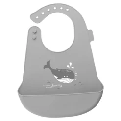 Bavoir Bébé En Silicone Blij'r - Bavoir Bébé Imperméable - Bavoir Souple Avec Plateau De Collecte - Bavoir Unisexe - Gris -Bébé Soldes Boutique 1200x1200 2100