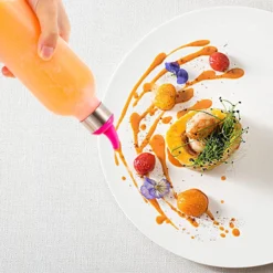 Lot De 4 Bouteilles Squeeze Bouteilles Squeeze Avec Couvercle Et Embouts Colorés Pour Sauce Sauce Soja Assaisonnement - 450ml -Bébé Soldes Boutique 1200x1200 211