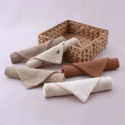 Tissu Hydrophile | Bavoirs | Serviettes Buccales | Neutre | Avec Boucle | 23x23cm | Coffret Cadeau Bébé | Set Chiffons Hydrophiles -Bébé Soldes Boutique 1200x1200 2132