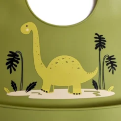 Bavoir En Silicone Avec Plateau De Recueil - Bavoir Pour Bébés Et Jeunes Enfants - Réglable Et Imperméable - Dino - Telano -Bébé Soldes Boutique 1200x1200 2145