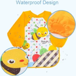 Bavoirs Avec Manches, Bavoir Imperméable 4 Pièces Avec Bavoirs Unisexes à Manches Longues, 4 Modèles Adaptés Aux Enfants âgés De 6 à 36 Mois -Bébé Soldes Boutique 1200x1200 2159