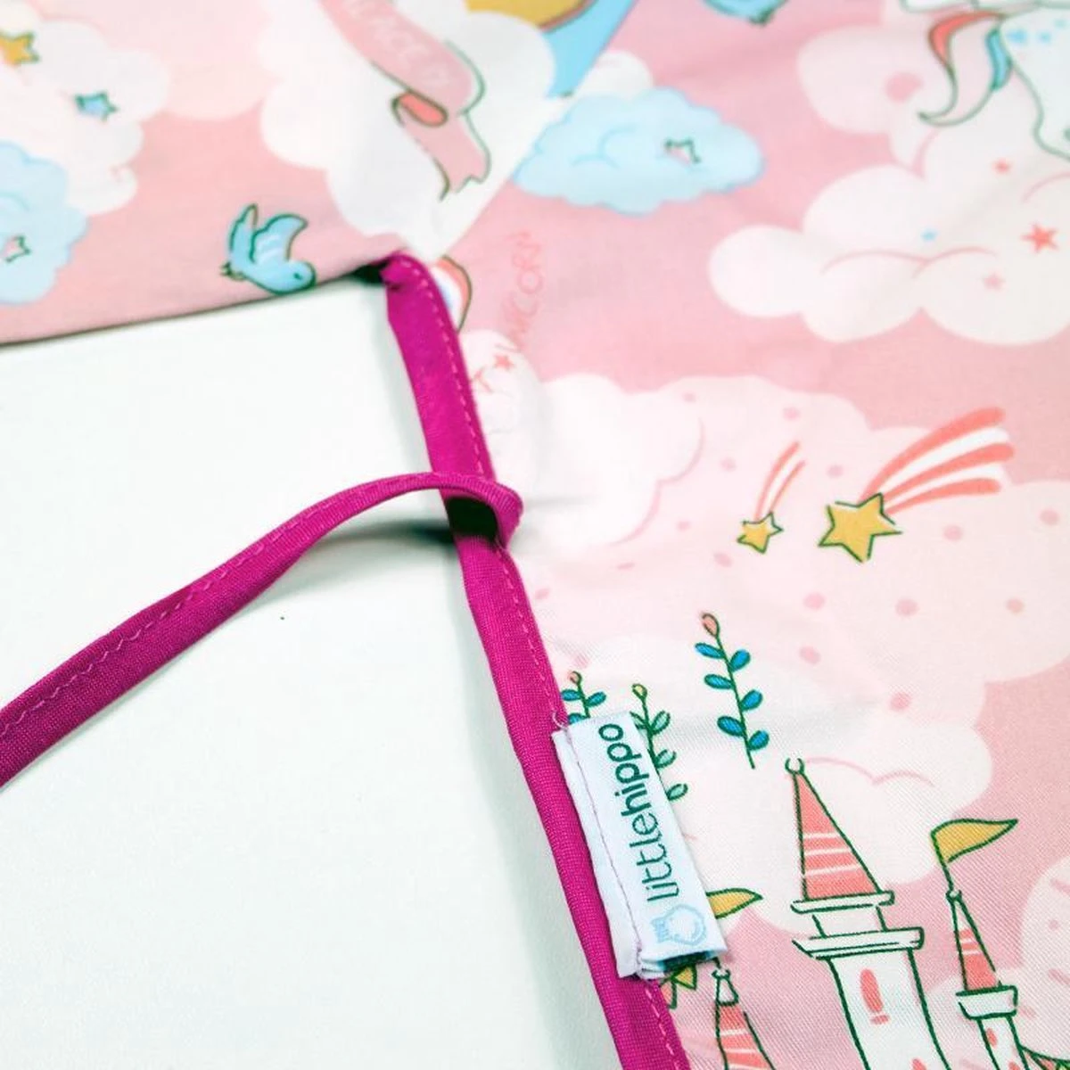 Tablier Enfant ' Unicorn' Manches Longues - Bavoir à Manches - Bavoir Petit Hippopotame - Déperlant - Artisanat - Tablier Enfant - 12-36 Mois 2 Tablier Enfant ' Unicorn' Manches Longues - Bavoir à Manches - Bavoir Petit Hippopotame - Déperlant - Artisanat - Tablier Enfant - 12-36 Mois – Image 2