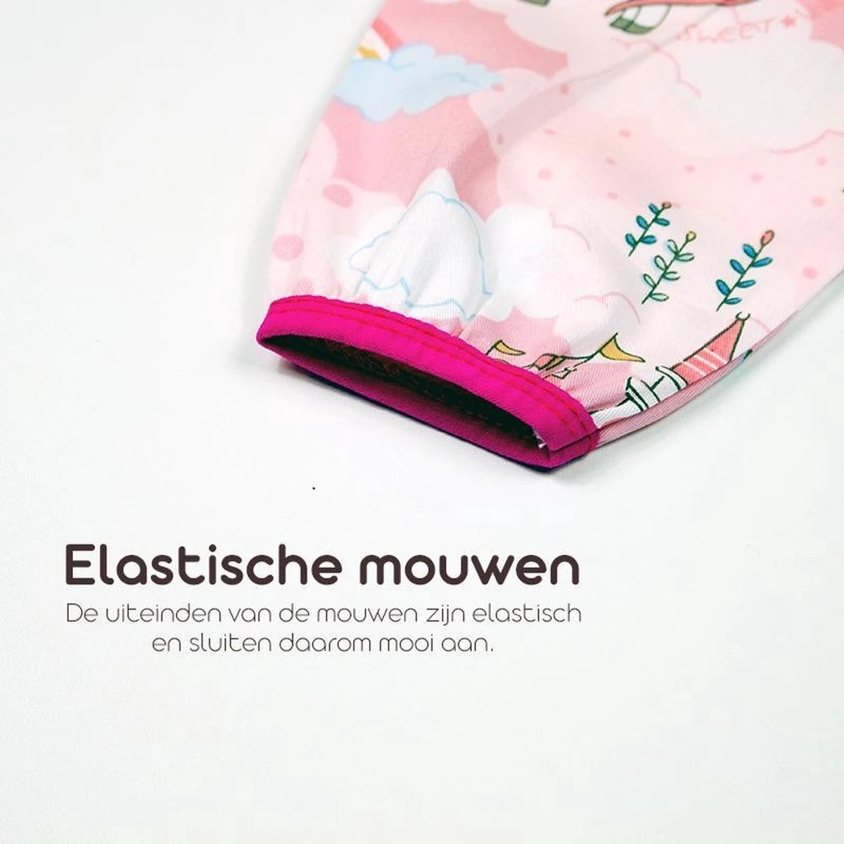 Tablier Enfant ' Unicorn' Manches Longues - Bavoir à Manches - Bavoir Petit Hippopotame - Déperlant - Artisanat - Tablier Enfant - 12-36 Mois 3 Tablier Enfant ' Unicorn' Manches Longues - Bavoir à Manches - Bavoir Petit Hippopotame - Déperlant - Artisanat - Tablier Enfant - 12-36 Mois – Image 3